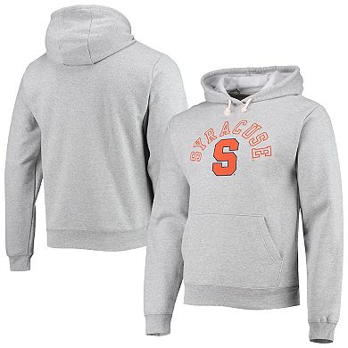 Men's League Collegiate Wear Heathered Gray Syracuse Orange Seal Neuvo Essential Fleece Pullover Hoodie