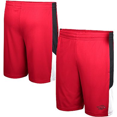 Men's Colosseum Cardinal Arkansas Razorbacks Very Thorough Shorts