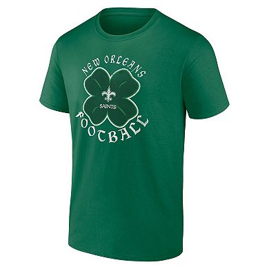 Men's Fanatics Branded Kelly Green New Orleans Saints Celtic Clover T-Shirt