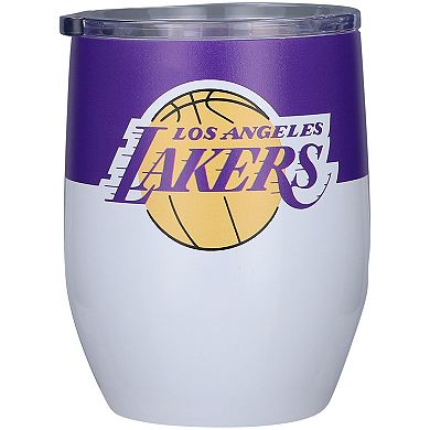 Los Angeles Lakers 16oz. Colorblock Stainless Steel Curved Tumbler