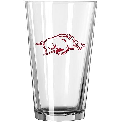 Arkansas Razorbacks Letterman Logo 16oz. Pilsner Glass