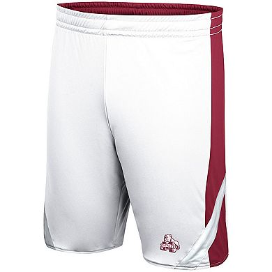 Men's Colosseum Maroon/White Mississippi State Bulldogs Am I Wrong Reversible Shorts