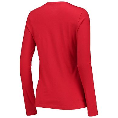 Women's Fanatics Branded Red Team USA Snowboarding Long Sleeve T-Shirt