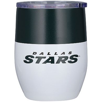 Dallas Stars 16oz. Colorblock Stainless Steel Curved Tumbler