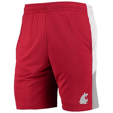 Men's Colosseum Crimson Washington State Cougars Very Thorough Shorts