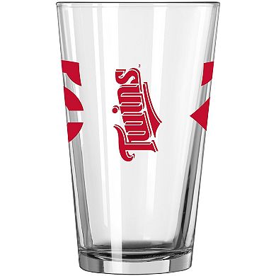 Minnesota Twins Letterman Logo 16oz. Pilsner Glass