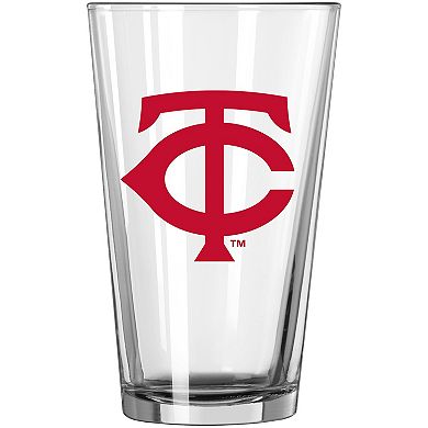 Minnesota Twins Letterman Logo 16oz. Pilsner Glass