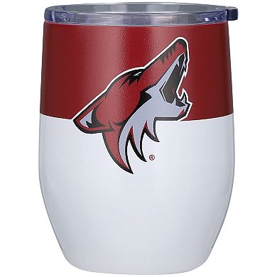 Arizona Coyotes 16oz. Colorblock Stainless Steel Curved Tumbler