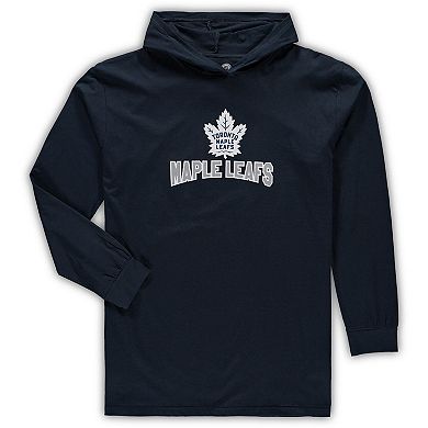 Men's Concepts Sport Navy Toronto Maple Leafs Big & Tall Pullover Hoodie & Joggers Sleep Set
