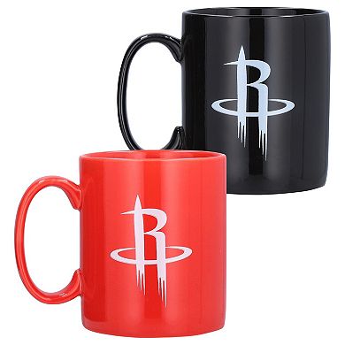 Houston Rockets Home and Away Two-Piece 15oz. Team Color Mug Set