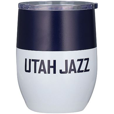 Utah Jazz 16oz. Colorblock Stainless Steel Curved Tumbler