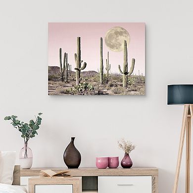 Master Piece Blush Cactus Desert Wall Art by Sisi & Seb