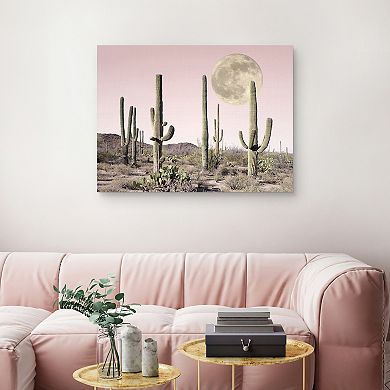 Master Piece Blush Cactus Desert Wall Art by Sisi & Seb