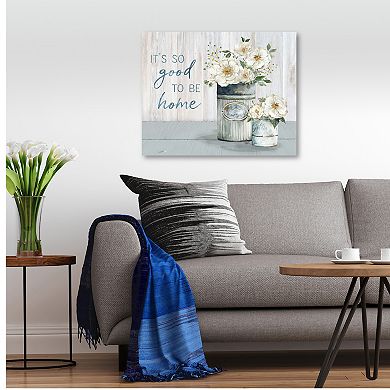 COURTSIDE MARKET Good To Be Home Canvas Wall Art