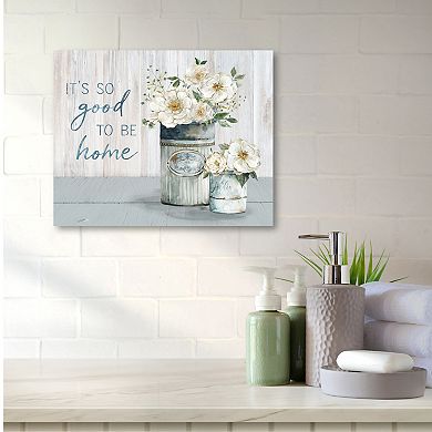 COURTSIDE MARKET Good To Be Home Canvas Wall Art