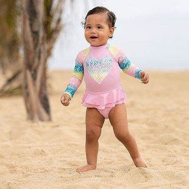 Baby Girl Hurley Tutu One-Piece Rashguard 