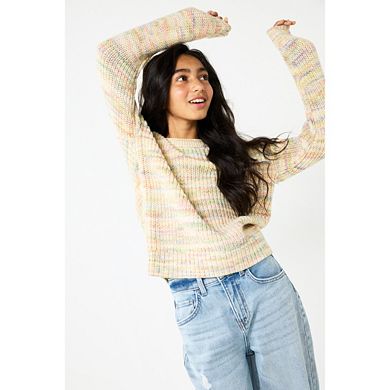Girls 6-20 SO® Knit Crewneck Sweater in Regular & Plus Size