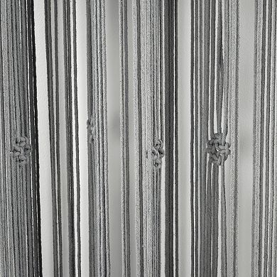 Lush Decor Boho Macrame Tassel Window Curtain Panel