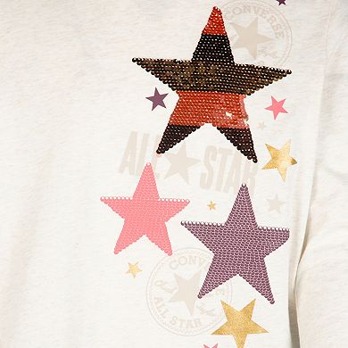 Girls 7-16 Converse Long Sleeve All Star Sequined Tee