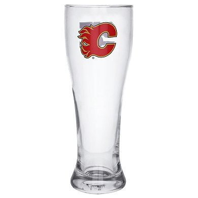 Calgary Flames Letterman Logo 16oz. Pilsner Glass