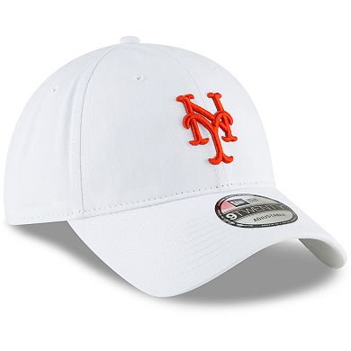 Men's New Era White New York Mets Fashion Core Classic 9TWENTY Adjustable Hat
