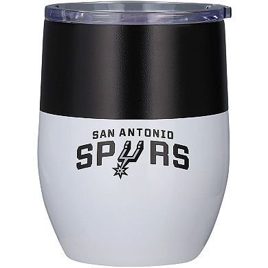 San Antonio Spurs 16oz. Colorblock Stainless Steel Curved Tumbler