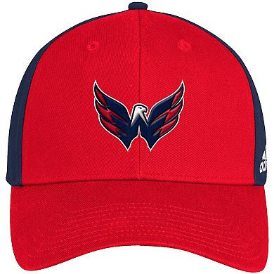 Men's adidas Red/Navy Washington Capitals Team Adjustable Hat
