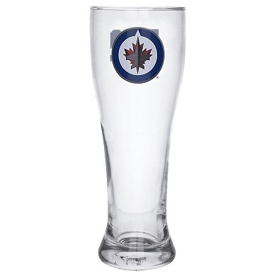 Winnipeg Jets Letterman Logo 16oz. Pilsner Glass