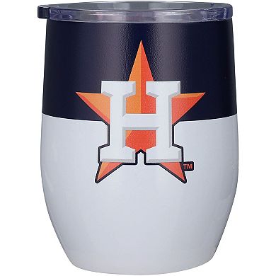 Houston Astros 16oz. Colorblock Stainless Steel Curved Tumbler