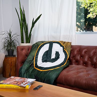 Rumpl Green Bay Packers 75'' x 52'' Geo Original Puffy Blanket