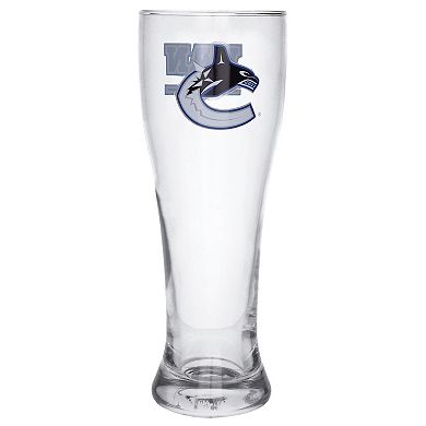 Vancouver Canucks Letterman Logo 16oz. Pilsner Glass