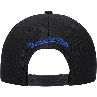 Men's Mitchell & Ness Black Philadelphia 76ers Hype Type Snapback Hat