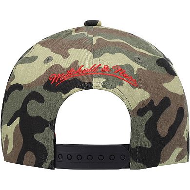 Men's Mitchell & Ness Camo LA Clippers Woodland Desert Snapback Hat