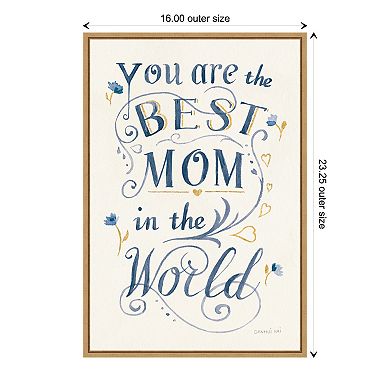 Amanti Art Best Mom May Flowers Framed Wall Art