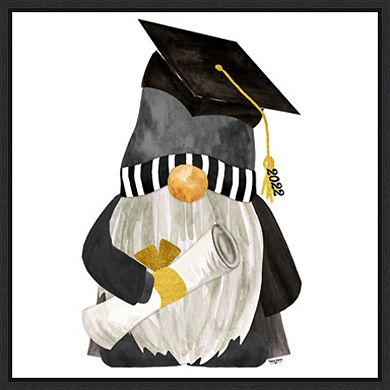 Amanti Art Graduation Gnome I Framed Wall Art