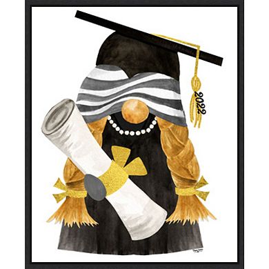 Amanti Art Graduation Gnome II Framed Wall Art