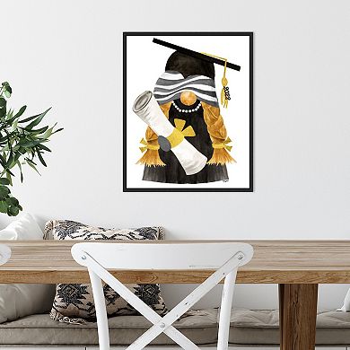 Amanti Art Graduation Gnome II Framed Wall Art