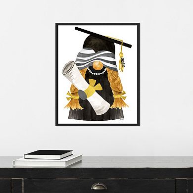 Amanti Art Graduation Gnome II Framed Wall Art