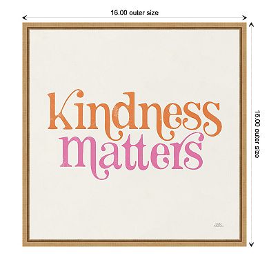 Amanti Art Kindness Matters Framed Wall Art