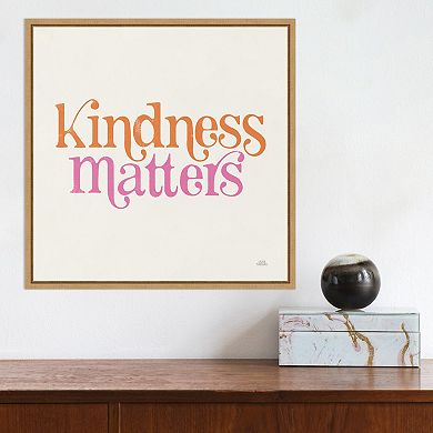 Amanti Art Kindness Matters Framed Wall Art