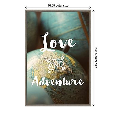 Amanti Art Love and Adventure Framed Wall Art