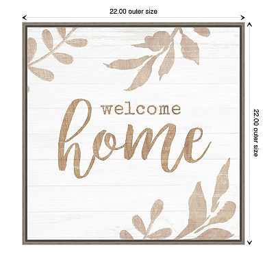 Amanti Art Welcome Home Framed Wall Art