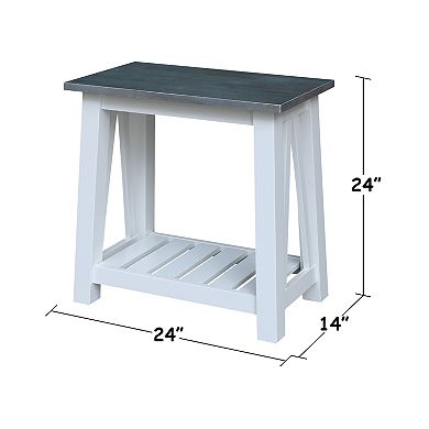 International Concepts Surrey Side End Table