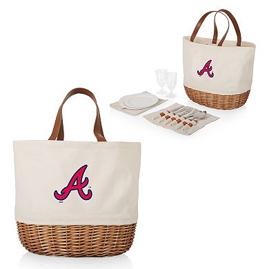 Picnic Time Atlanta Braves Promenade Picnic Basket Set