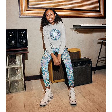 Girls 7-16 Converse Printed Paint Splatter High Rise Leggings