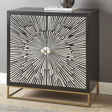 Steve Silver Co. Amika Two-Door Sunburst Accent Cabinet