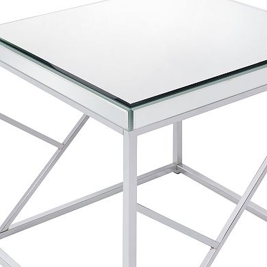 Steve Silver Co. Evelyn Mirror-Top End Table