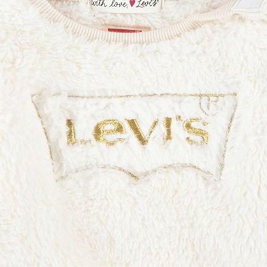 Baby Girls Levi's Sherpa Top & Leggings Set