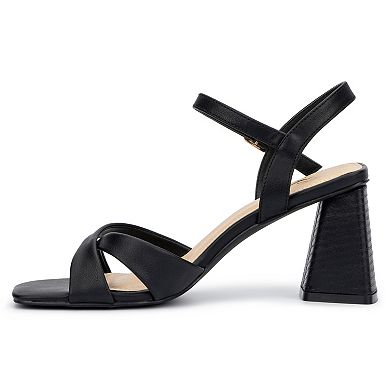 New York & Company Kathie Women's Block Heel Dress Sandals