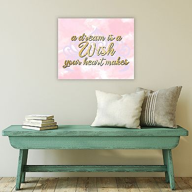 COURTSIDE MARKET Wish Heart Canvas Wall Art